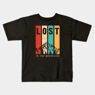 Lost In The Mountains Kids T-Shirt